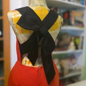 NWOT Kate Spade Bow Back Dress, Lollipop Red, Size 4